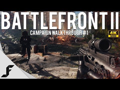 STAR WARS BATTLEFRONT 2 CAMPAIGN WALKTHROUGH - Part 1 4K 60FPS