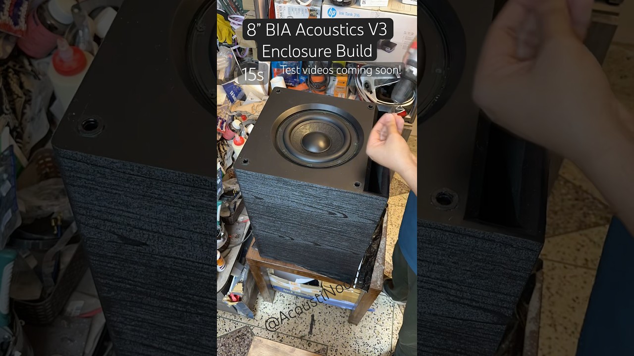 8 inch Deep Bass Subwoofer | BIA Acoustic V3 #caraudio #hifi home