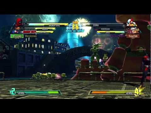 Marvel vs Capcom 3 (PS3) -- Non-Ranked Matches 31 -- Spamming is "ONLY" way to win...