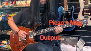 Video thumbnail for PRS Custom 24 Piezo 10top by 大鼻子樂器