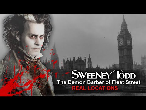 Sweeney Todd the Demon Barber of Fleet Street - The REAL Penny Dreadful London Locations   4K