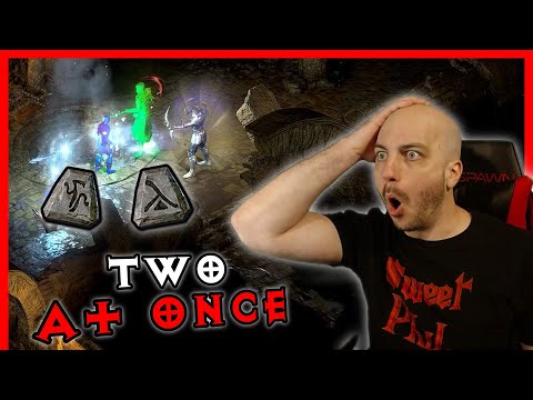 2 Runes at the SAME TIME. Ancient Tunnels Drop Highlights - Diablo 2 Resurrected