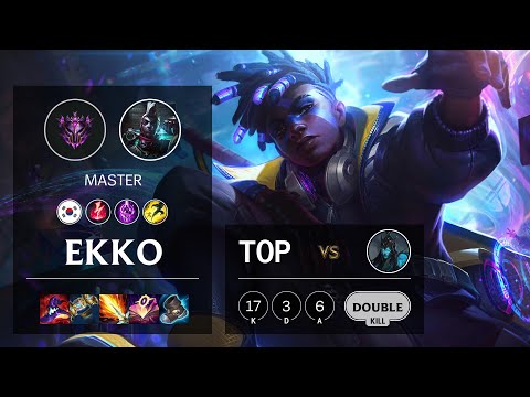 Ekko Top vs Kalista - KR Master Patch 10.23
