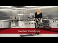 MSB9 990mm Wide Bain Marie Top Mobile Servery Product Video