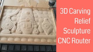 MDF Venkanna Swamy Relief Sculpture Engraving CNC Router China