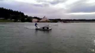 preview picture of video 'Wakeboard Aktion - Frontflip Fail Directly in his face'