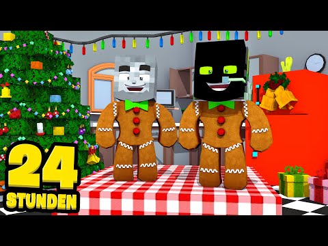 24 STUNDEN als LEBKUCHENMANN! - Minecraft [Deutsch/HD]