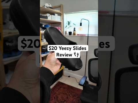 $20 Yeezy Slides Review 👣 #yeezy #yzy