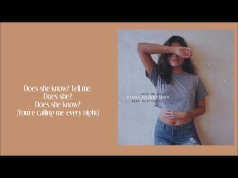 Kiana Valenciano - Does She Know (Lyrics)