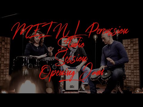 MEINL Percussion - Studio Session Opening Jam / Stephan Maass, Teena Lyle, & José J. Cortijo