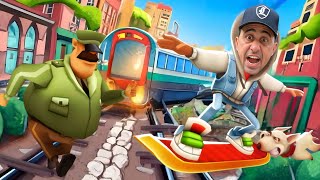 ESCAPE DO GUARDA MALVADO NO SUBWAY SURFERS!!