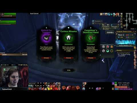 9.1.5 Torghast: Skoldus Halls, Lvl 50 Fury Warrior, solo leveling run
