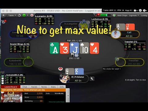 NL 200/500 ZOOM POKER - Nice To Get Max Value!
