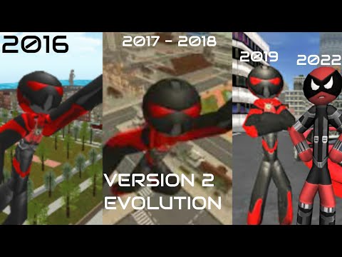 Evolution Of Stickman Rope Hero 2016 - 2022 Android/IOS (Version 2)