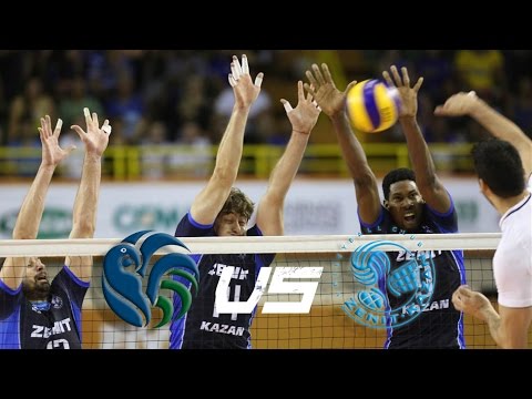 TOP 2 MEN'S CLUB TEAMS IN THE WORLD - Sada Cruziero vs. Zenit Kazan ALL BREAKS REMOVED