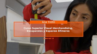 Ana termina con éxito el curso de Visual Merchandising Ana termina con éxito el curso de Visual Merchandising