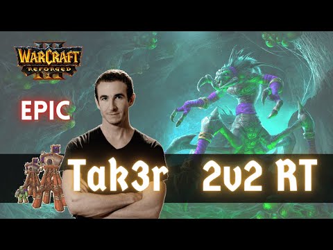 Warcraft 3 Laddergame 2v2 - EPIC - "Tak3r/CTsubasa vs syNtec/viiksivallu" - 2v2  - #067