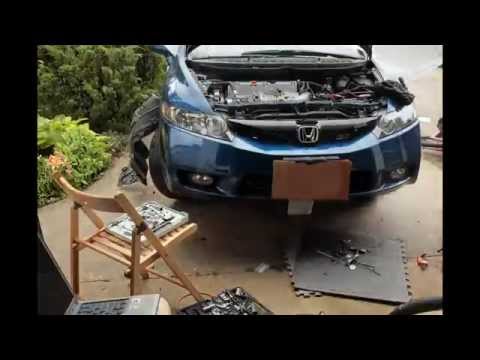 Time Lapse Civic Supercharger Install
