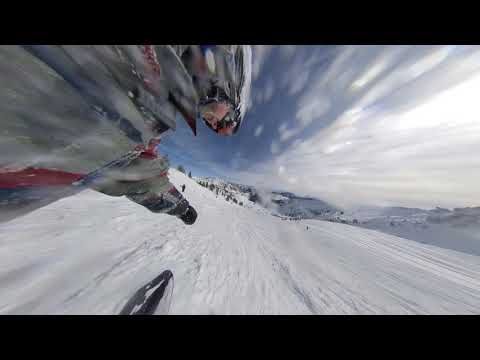 Mineral Basin rope drop @ Snowbird ski resort, 1-18-2020