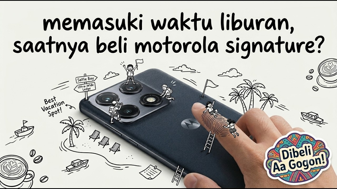 ⭐️ Saatnya Meminang 'motorola signature' buat Liburan?