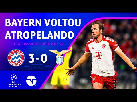 Gols e lances de Bayern x Lazio
