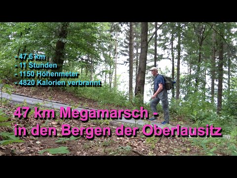 47 km Megamarsch in den Bergen der Oberlausitz