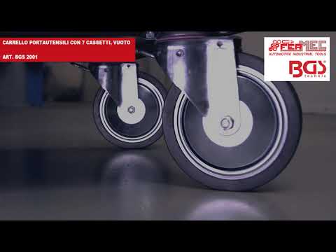 BGS 2001 CARRELLO PORTAUTENSILI CON 7 CASSETTI, VUOTO