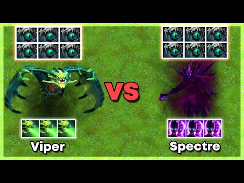 Level 30 Viper vs Level 30 Spectre - Dota 2 1v1