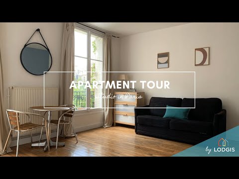 Apartment Tour // Furnished  33m2 in Paris – Ref : 10620553