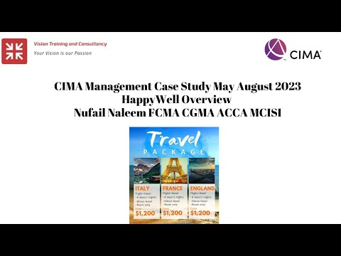 Happy Well CIMA Management Case Study May Aug 2023