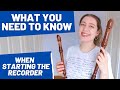 Starting the recorder: what you need to know | Team Recorder