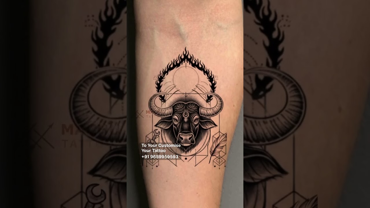 Bad karma symbol tattoo design