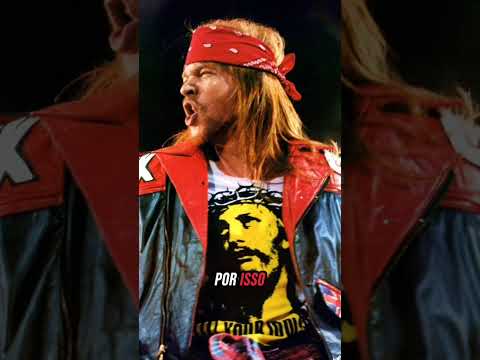 Por que Slash e Axl Rose ficaram 20 anos sem se falar? 🎙️🔥 #historiadamusica