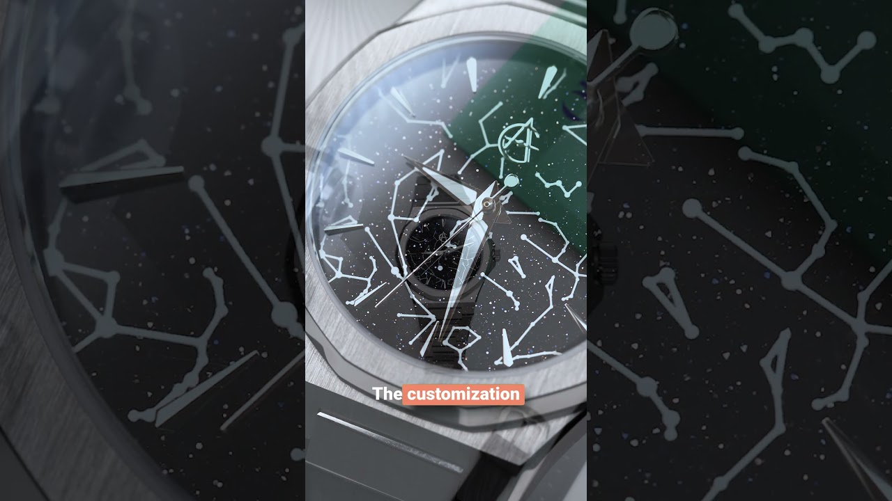 ChronoAstra Automatic: The Watch with the Custom Star Map Dial.  #watch #wristwatches