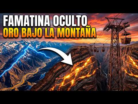 Famatina: el cable de 34 km que subía a 4.000 metros por oro, y la montaña que no se toca