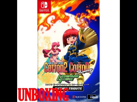 COTTON 2, BOOMERANG GUARDIAN FORCE SATURN TRIBUTE UNBOXING SWITCH