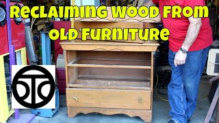 (S-5 Ep-29) Reclaiming Wood from Old Furniture