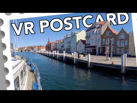 Sønderborg harbor entrance - 86K immersive 180vr