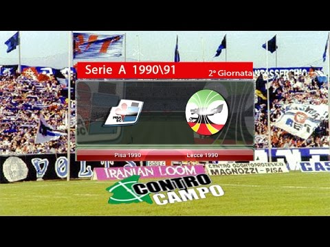 Serie A 1990\91 Pisa-Lecce (2°Giornata)