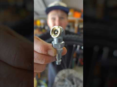 Schrader - presta tubeless lifehack #mtb #mountainbike