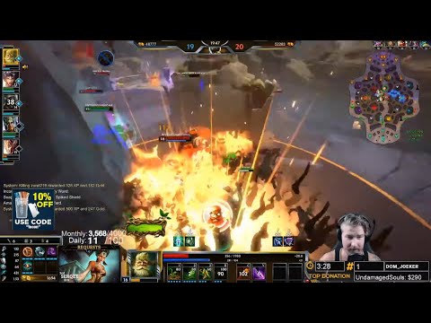 HUGE POWER AUTO ATTACK SYLVANUS MID IS LEGIT! | Incon | Smite