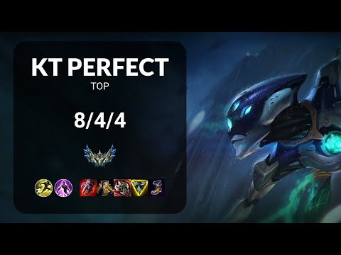 KT PerfecT Camille vs Renekton TOP - KR CHALLENGER Patch 15.12