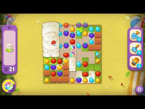 Gardenscapes - Level 97 @Games4Fun✅