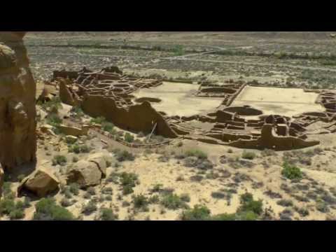 Pueblo Bonito from Mesa, Chaco Culture National Historic Park, 