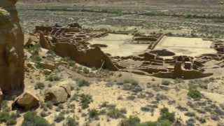 Pueblo Bonito from Mesa, Chaco Culture National Historic Park, 