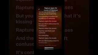 Download lagu Rapture rapes the muses- of Montreal #rapturerapesthemuses #ofmontreal #lyricvideo mp3