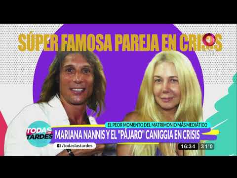 Mariana Nannis y el ‘pájaro’ Caniggia en crisis