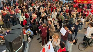 Firenze, in centinaia al corteo contro la sede di Futuro nazionale in piazza Tanucci