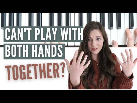 EASY HACK FOR USING BOTH HANDS TOGETHER AT THE PIANO