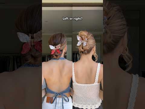 TWO BUTTERFLY CLAW CLIP HAIRSTYLES FOR SUMMER